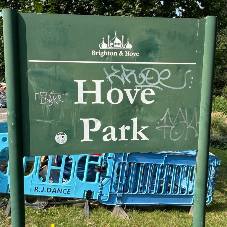 Hove Park sign