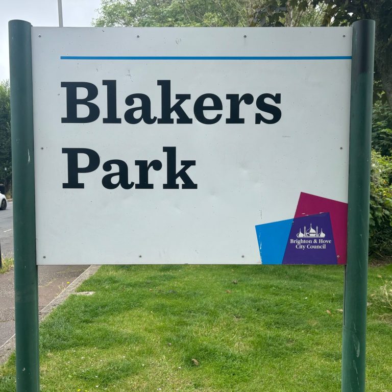 Blakers Park sign